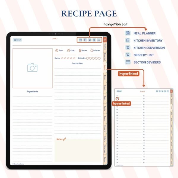 Omana Digital Recipe Book